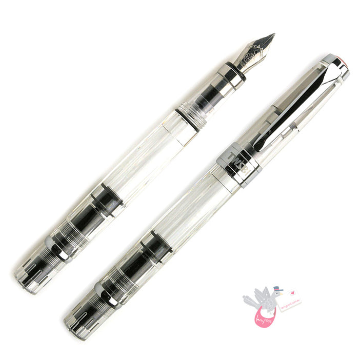 TWSBI Diamond 580 Fountain Pen - Clear - Extra Fine Nib