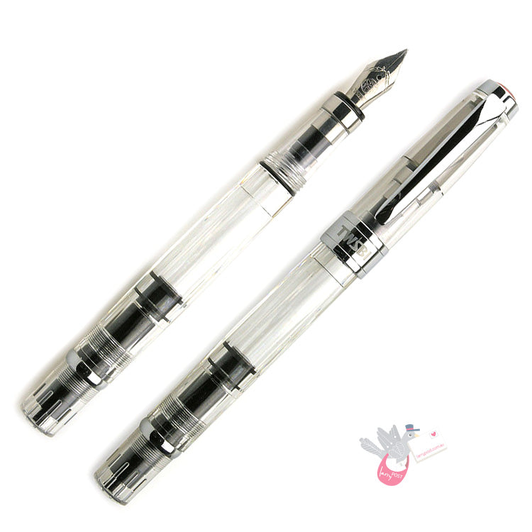 TWSBI Diamond 580 Fountain Pen - Clear - Fine Nib