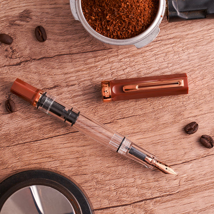 TWSBI Eco Fountain Pen - Espresso with Bronze - Fine Nib