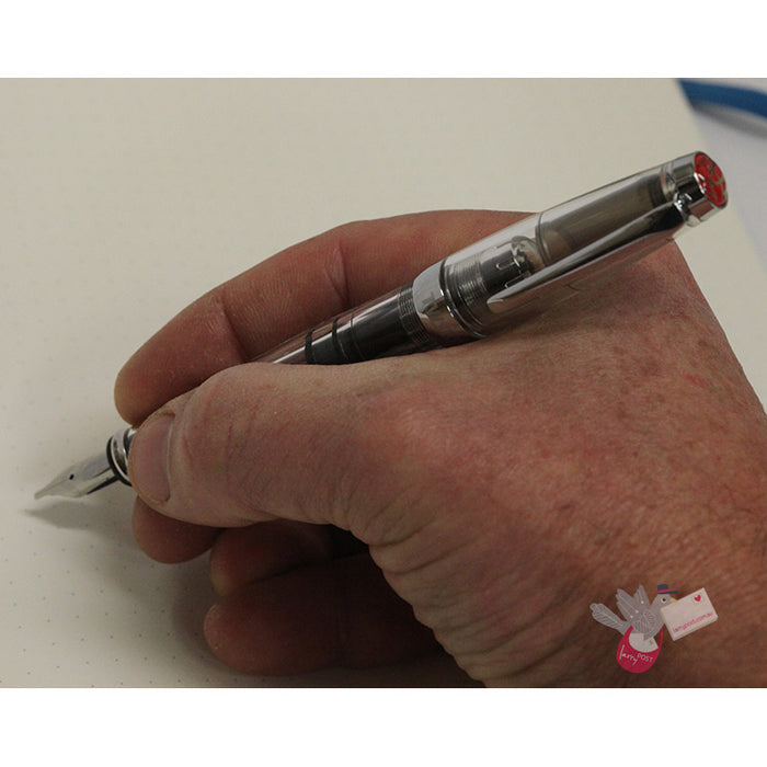 TWSBI Diamond Mini Clear Fountain Pen - Clear - Broad Nib