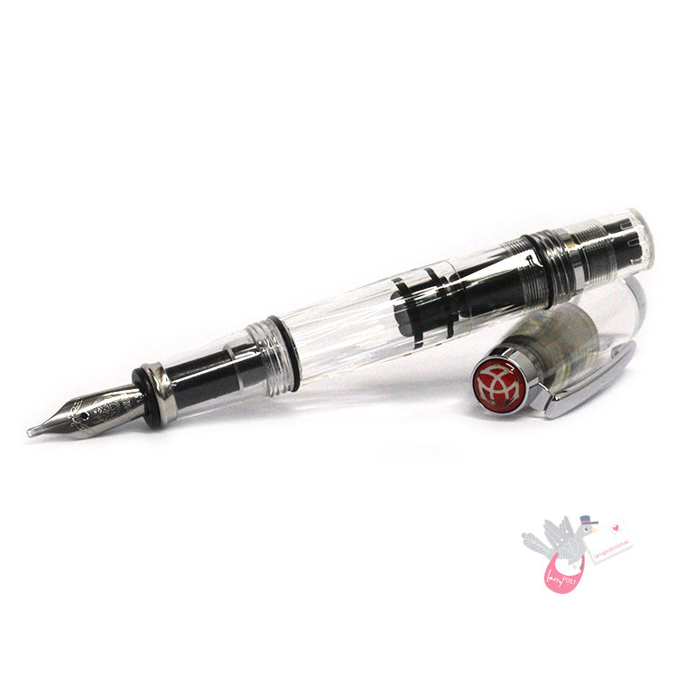 TWSBI Diamond Mini Clear Fountain Pen - Clear - Medium Nib