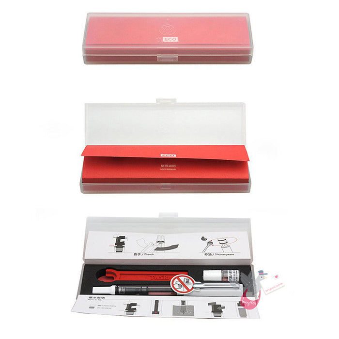 TWSBI Eco Fountain Pen - Clear / Black - Medium Nib