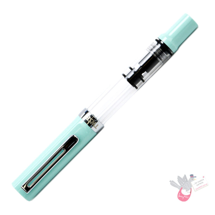 TWSBI Eco-T Fountain Pen - Mint Blue - Extra Fine Nib