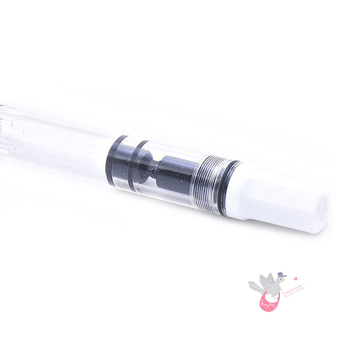 TWSBI Eco Fountain Pen - Clear / White - 1.1 Italic (stub) Nib