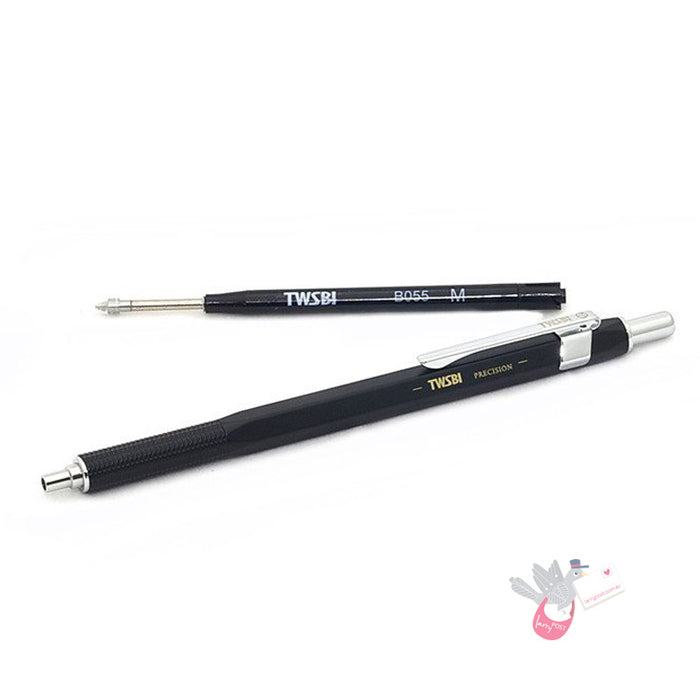 TWSBI Precision Ballpoint Pen - 1.0mm - Black