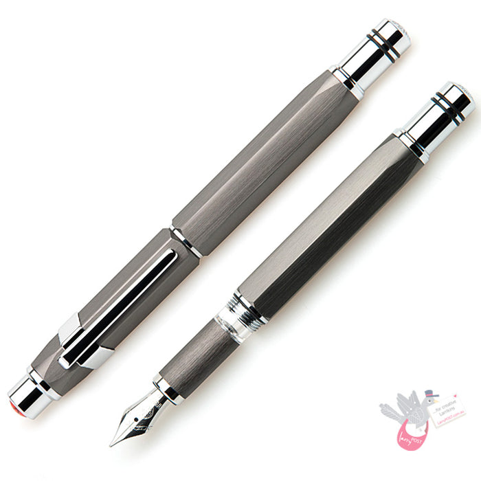 TWSBI Precision Fountain Pen - Gunmetal - Extra Fine Nib