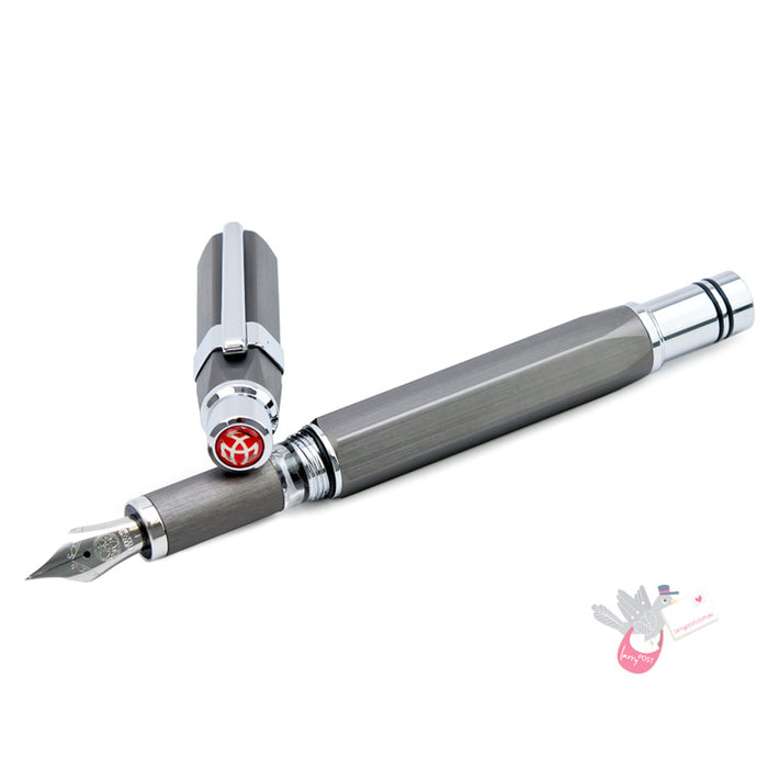 TWSBI Precision Fountain Pen - Gunmetal - Extra Fine Nib