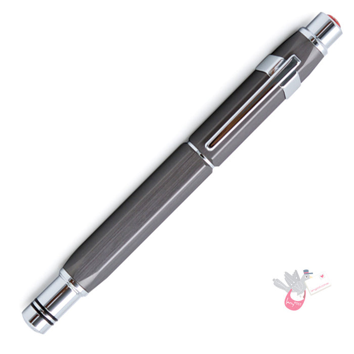 TWSBI Precision Fountain Pen - Gunmetal - Extra Fine Nib