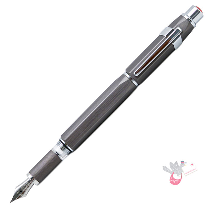 TWSBI Precision Fountain Pen - Gunmetal - Extra Fine Nib