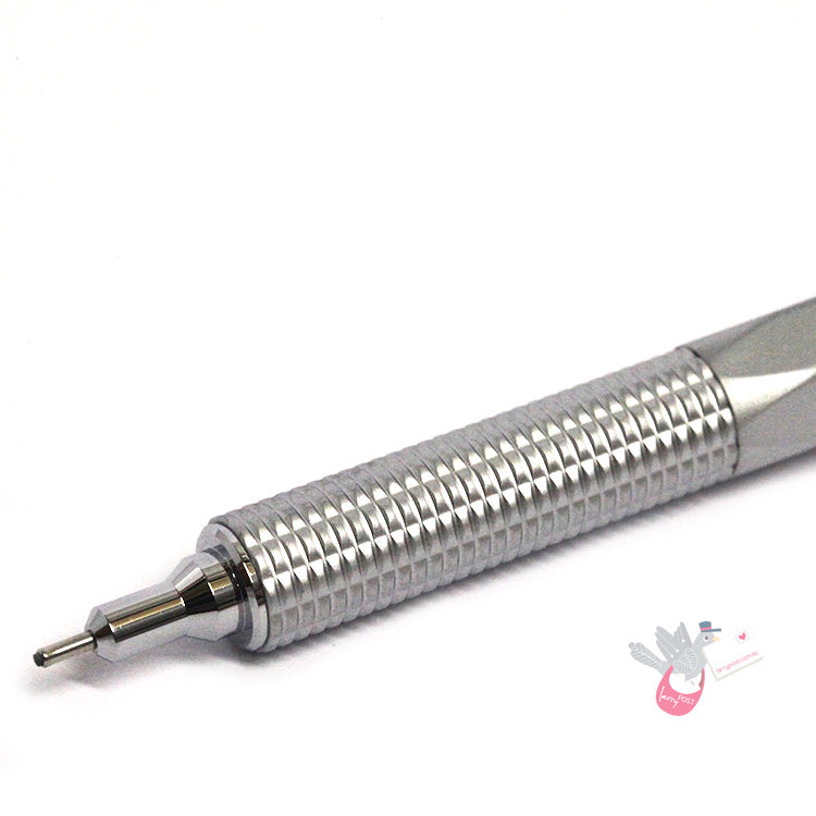 TWSBI Precision Fix Pipe Mechanical Pencil - 0.7mm - Matt Silver