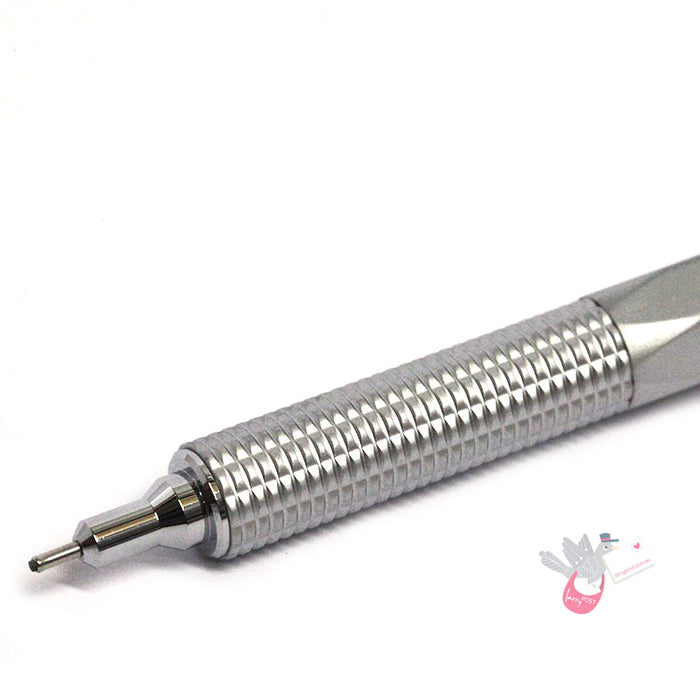 TWSBI Precision Fix Pipe Mechanical Pencil - 0.5 mm - Matt Silver