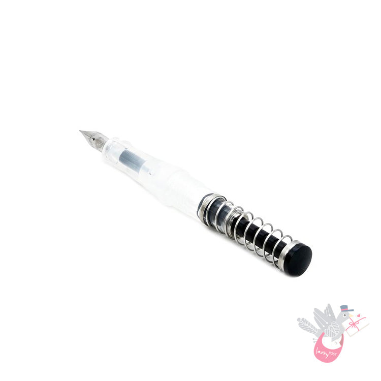 TWSBI Go Fountain Pen - Spring Load Mechanism - Smoke Colour - Broad Nib