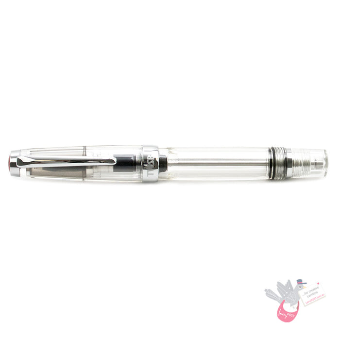TWSBI Vac Mini Fountain Pen - Clear - 1.1 Italic (Stub) Nib