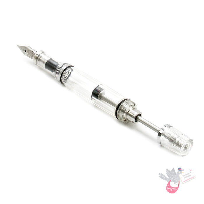 TWSBI Vac Mini Fountain Pen - Clear - 1.1 Italic (Stub) Nib