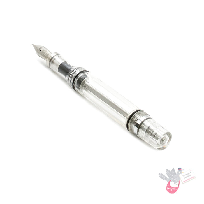 TWSBI Vac Mini Fountain Pen - Clear - 1.1 Italic (Stub) Nib
