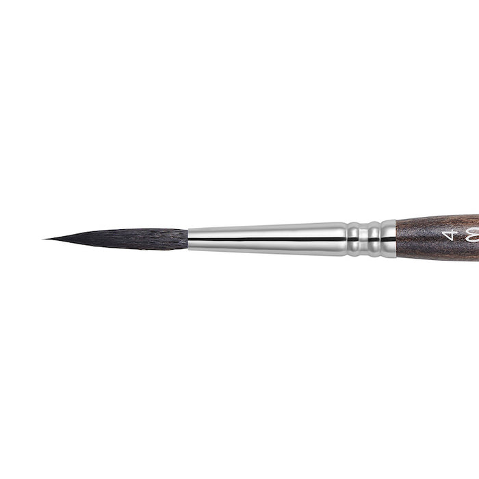 ESCODA Ultimo (1558) Synthetic Squirrel Watercolour Travel Brush - Rigger - Size 4 (2.8 x 23mm)