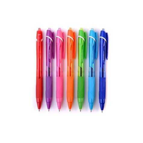 UNI JETSTREAM Retractable Rollerball- Coloured Ink - SXN150C - 0.7mm - Red