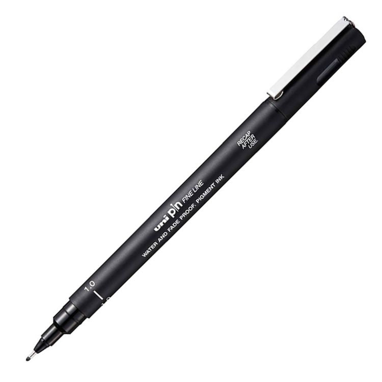 UNI PIN Fine Line Pen - 1.0 - Black