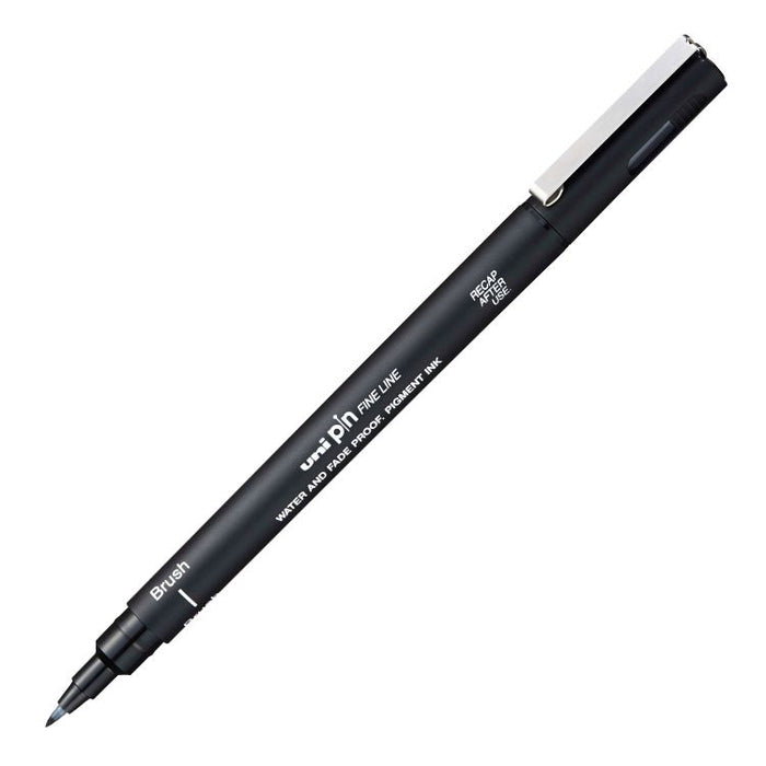 UNI PIN Fine Line Pen - Brush Tip - Black