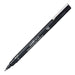 UNI PIN Fine Line Pen - Brush Tip - Black