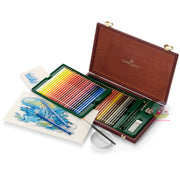 FABER-CASTELL Albrecht D’‘_rer ArtistsŠ—ç’_’à Watercolour Pencils - Wooden Box set of 48 with Accessories