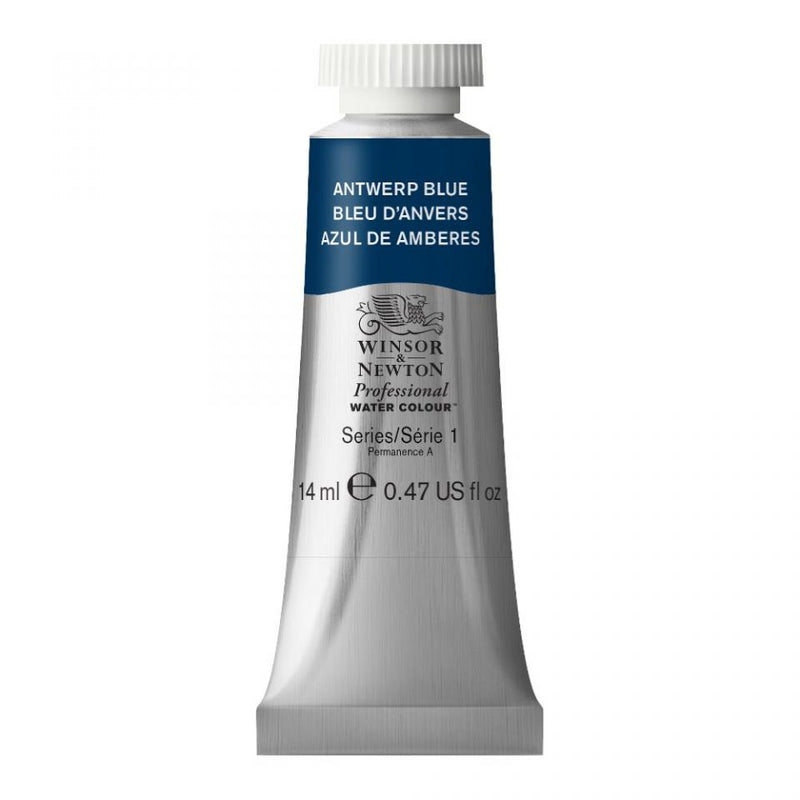 WINSOR & NEWTON Professional Watercolour - 14mL - 010 Antwerp Blue (PB27)