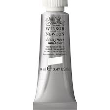 WINSOR & NEWTON Designer Gouache - 14mL - Permanent White