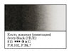 WHITE NIGHTS Artists' Watercolours - 10mL - Ivory Black Hue (PR102, PBk7)