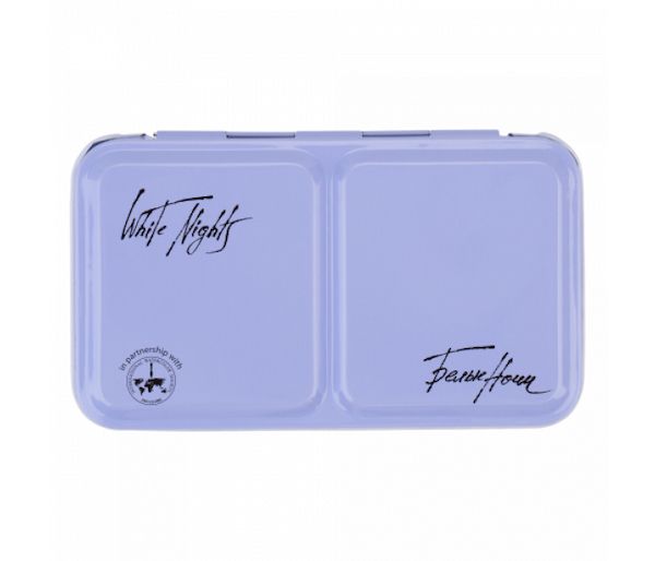 WHITE NIGHTS Empty Metal Palette (Holds 12 Full Pans) - Light Purple