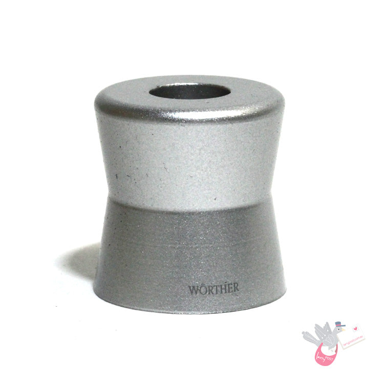 WORTHER Compact Pencil Sharpener and Stand - Aluminium