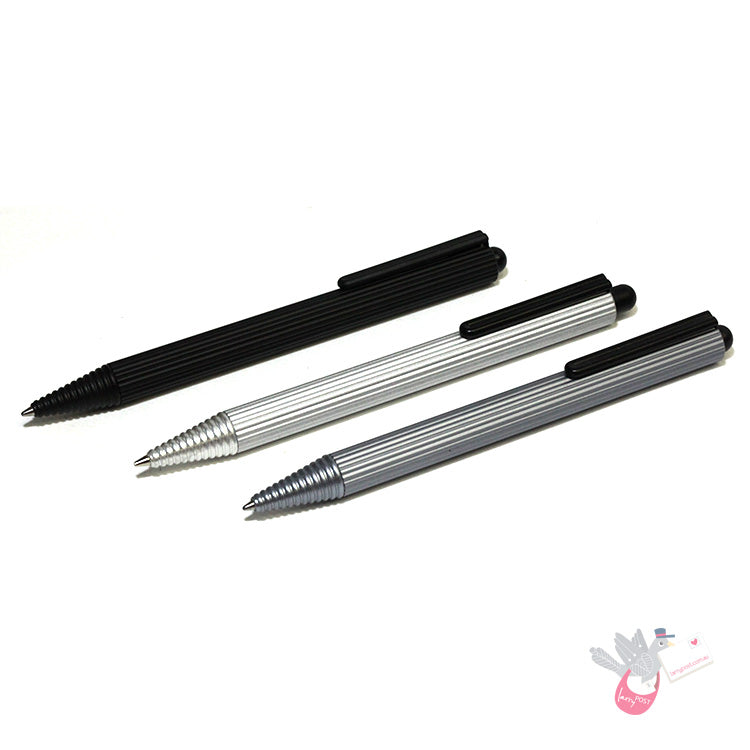 WORTHER Profil Ballpoint Pen - Grey Aluminium