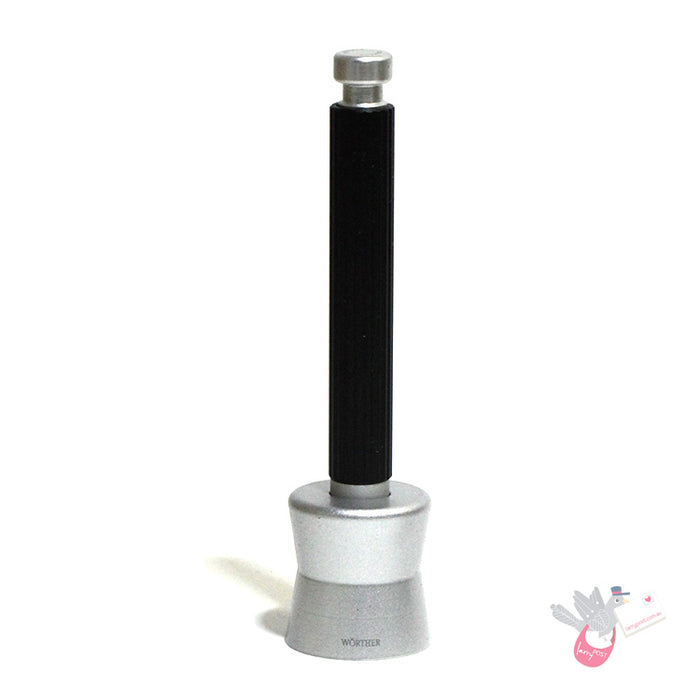 WORTHER Profil Clutch Pencil 5.6mm with Pen Stand and Sharpener - Black Aluminium
