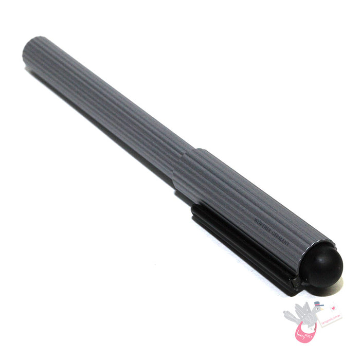 WORTHER Profil Fountain Pen - Grey Aluminium - Fine Nib