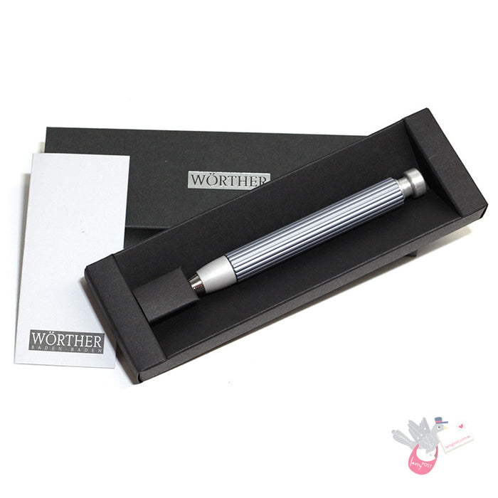 WORTHER Profil Mechanical Pencil 5.6mm - Anodised Aluminium