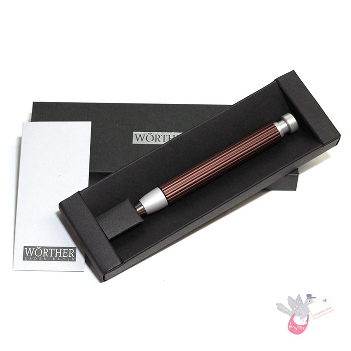 WORTHER Profil Clutch Pencil 5.6mm - Mocca Aluminium
