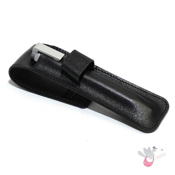 WORTHER Shorty Mechanical Pencil 3.15mm - Anodised Aluminium - with Leather Case