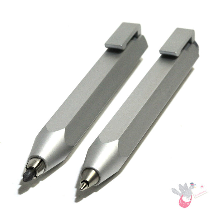 WORTHER Shorty Mechanical Pencil 3.15mm - Anodised Aluminium - WORTHER