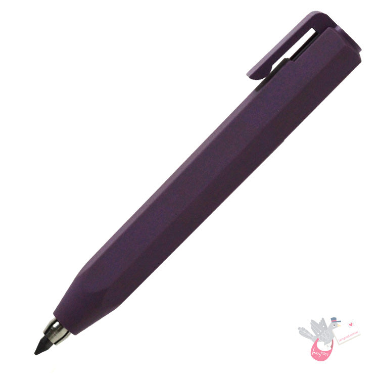 WORTHER Shorty Mechanical Pencil 3.15mm - Soft Grip - Violet with Violet Clip