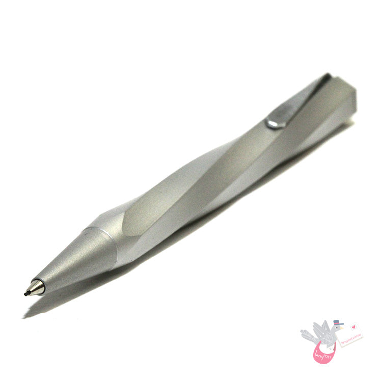 WORTHER Spiral Mechanical Pencil 0.5mm and Ballpoint Set - Anodised Aluminium