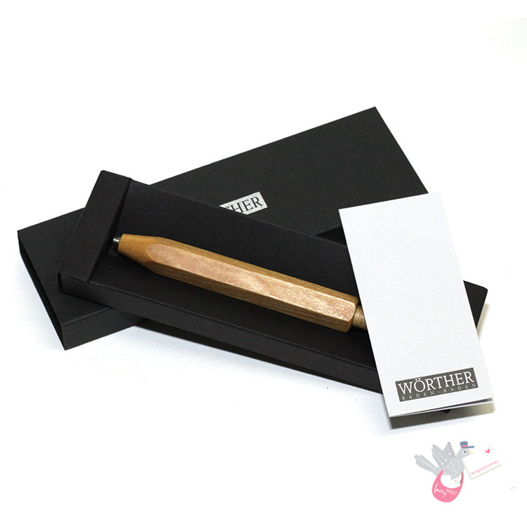 WORTHER Wood Hexagonal Mechanical Pencil 3.15mm - Cherry
