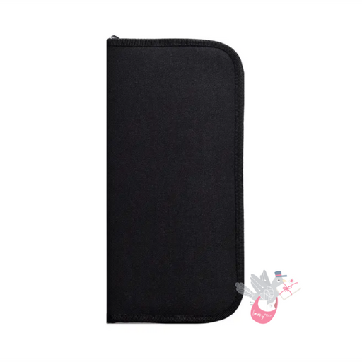 ROSEMARY & CO Nylon Brush Case and Easel - Black