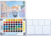 SAKURA Koi Water Colour Pocket Field Sketch Box / Kit - 48 Colours