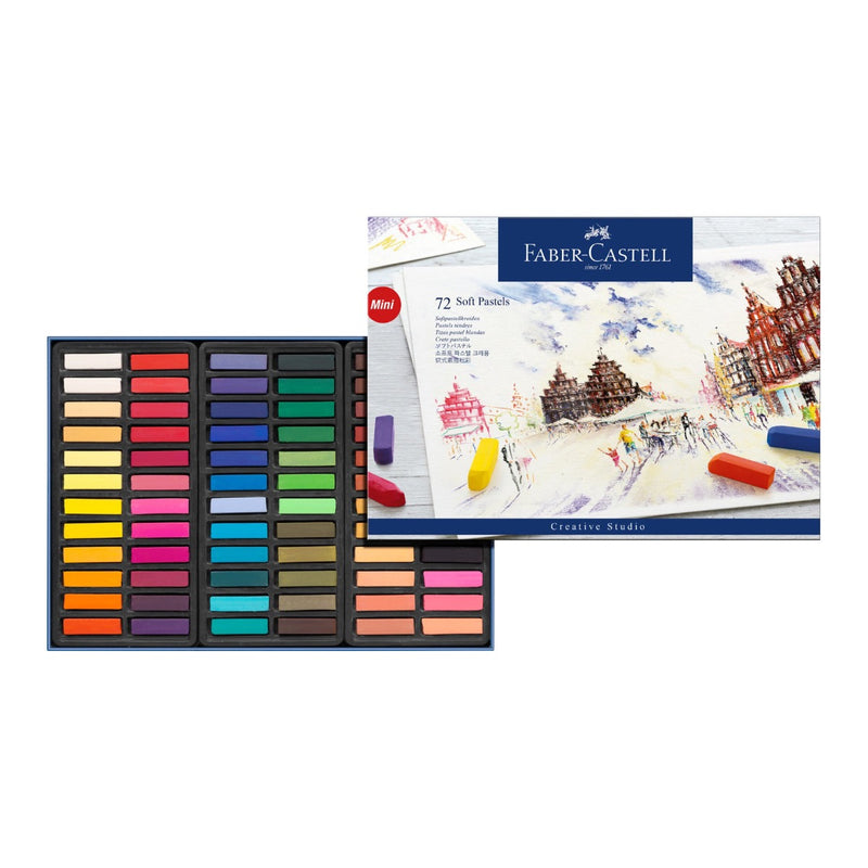 FABER-CASTELL Goldfaber Soft Pastels - Box of 72