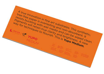 LEGION Yupo Ultra Watercolour Pad - 200gsm - 9 x 12" (22.86 x 30.48cm)