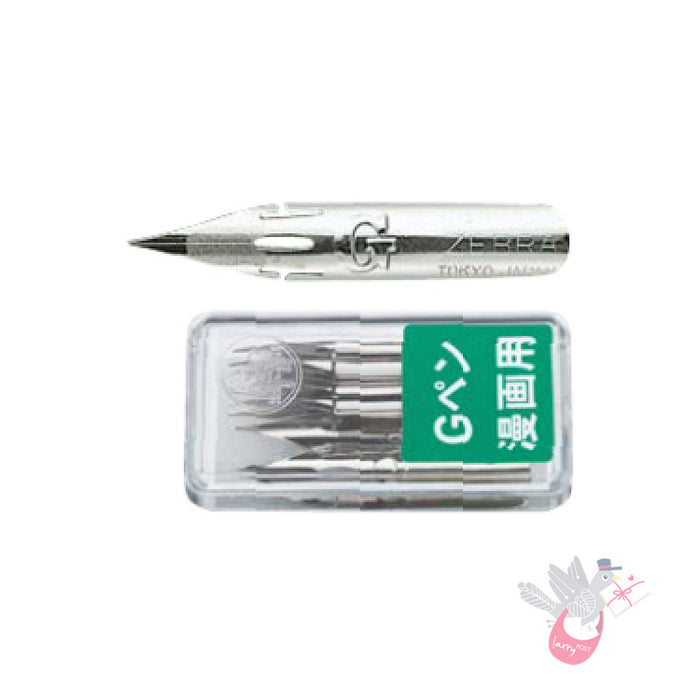 ZEBRA Nib - Comic G for Comic and Manga - Pack of 10 Nibs (1 Pack) (PG-6B-C-K)