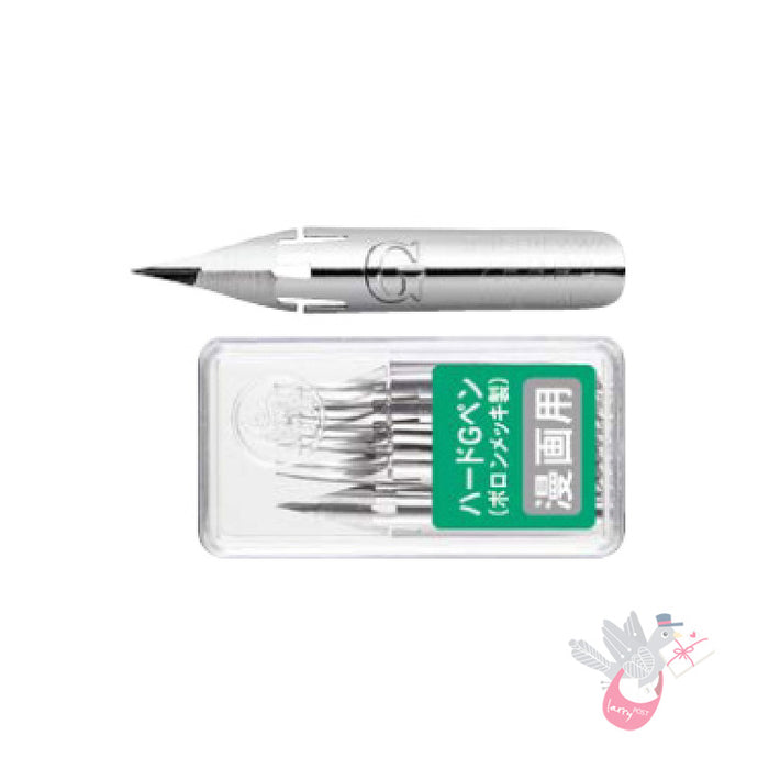 ZEBRA Nib - Comic Hard G for Comic and Manga - Pack of 10 Nibs (1 Pack) (B-PG-8B-C-K)