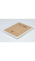 CLAIREFONTAINE Paint'On Mixed Media Pad (250gsm, deckled edge) - 13.9 x 21.5cm - 50 Sheets - 5 Assorted Colours