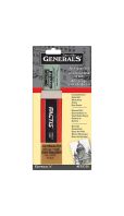 GENERAL'S Art Erasers (Kneadable, Vinyl, Gum) - Set 3