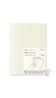 MIDORI - Notebook - Light - A5 - Blank (pack of 3)