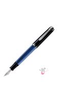 PELIKAN Souveran M805 Fountain Pen - Black/Blue/Palladium Trim